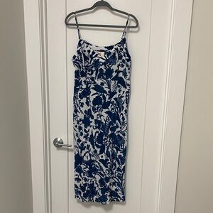Figue Silk Floral Spaghetti Strap Midi Dress